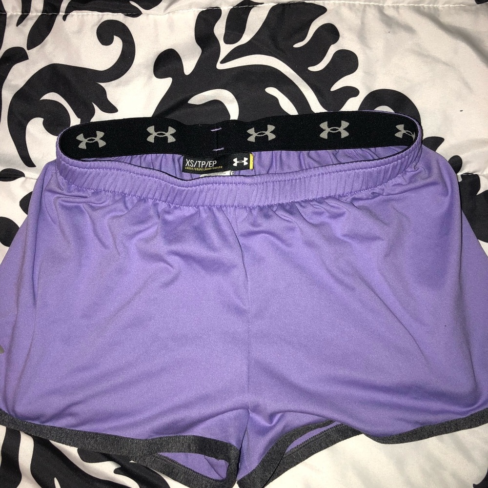 Under armor purple shorts
